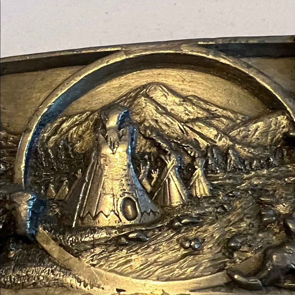 Siskiyou Silver Scenic Western Belt Buckle
